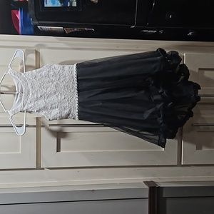 Black n white Girls dress